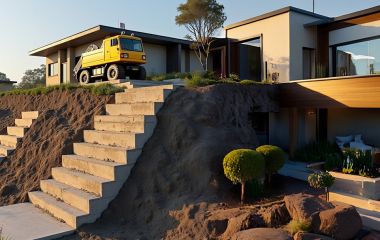 Современные методы укрепления склонов на участке